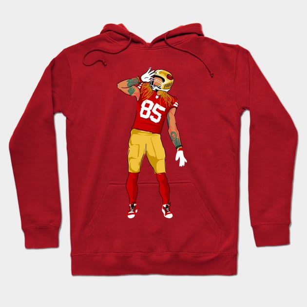 George kittle Hoodie by Mic jr